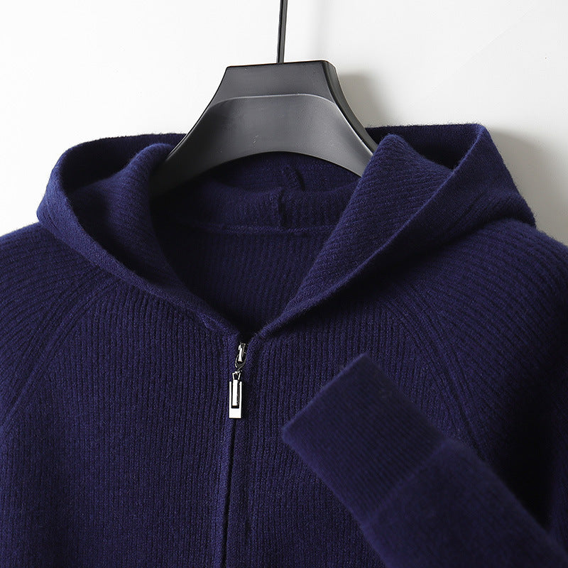 Cashmere Zip Up