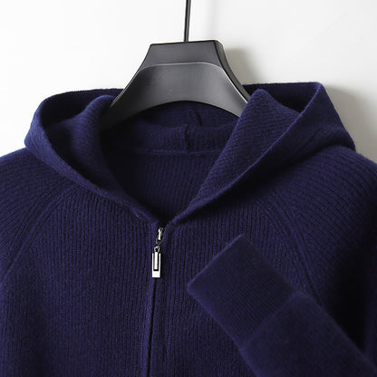 Cashmere Zip Up