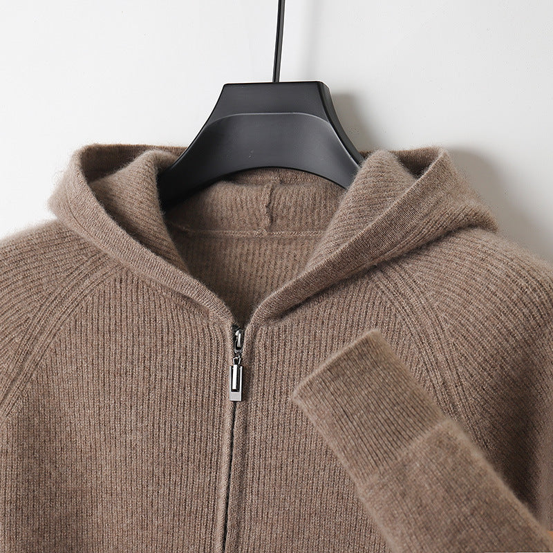 Cashmere Zip Up
