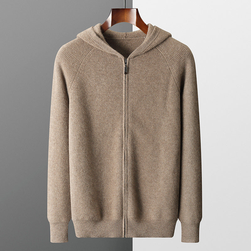 Cashmere Zip Up