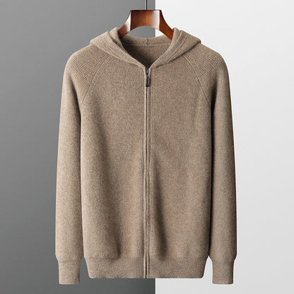 Cashmere Zip Up