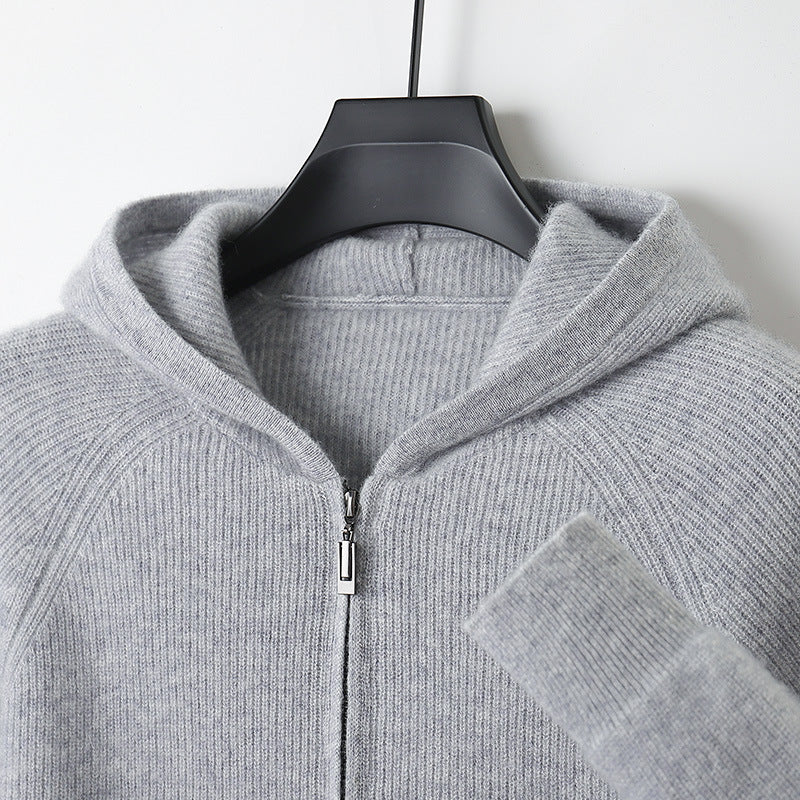 Cashmere Zip Up