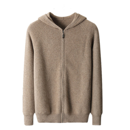 Cashmere Zip Up